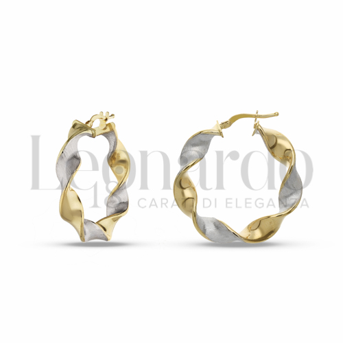 20 mm Diametro interno o misura in Oro Giallo e Oro Bianco da 3,6gr.