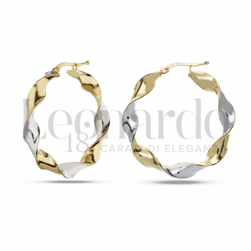 25 mm Diametro interno o misura in Oro Giallo e Oro Bianco da 4,1gr.