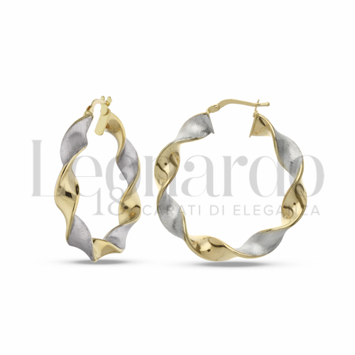 25 mm Diametro interno o misura in Oro Giallo e Oro Bianco da 4gr.