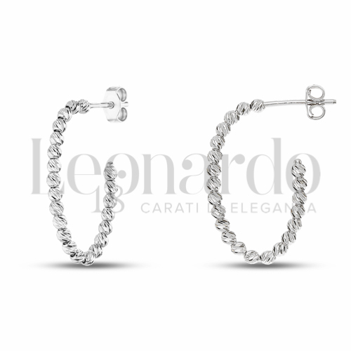 13x22 mm Diametro interno o misura in Oro Bianco da 2,1gr.