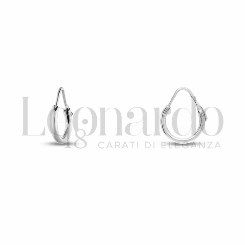 8 mm Diametro interno o misura in Oro Bianco da 1,1gr.