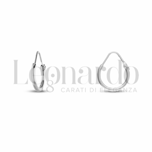 10 mm Diametro interno o misura in Oro Bianco da 1,3gr.