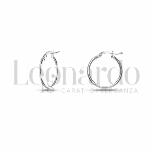 15 mm Diametro interno o misura in Oro Bianco da 1gr.