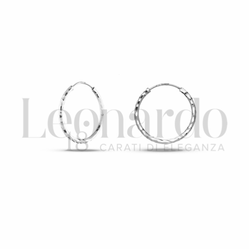 15 mm Diametro interno o misura in Oro Bianco da 0,9gr.