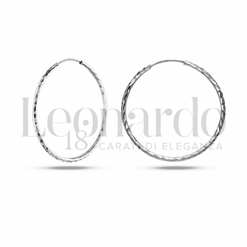 25 mm Diametro interno o misura in Oro Bianco da 1,6gr.