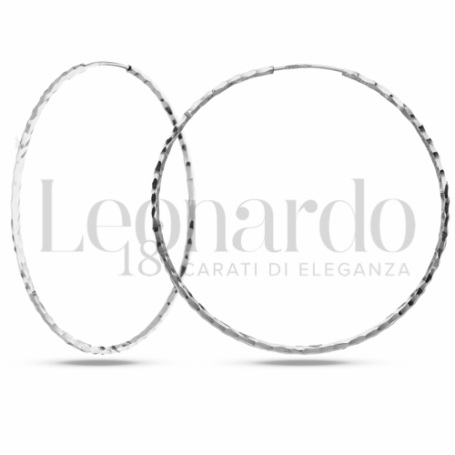 40 mm Diametro interno o misura in Oro Bianco da 2,5gr.