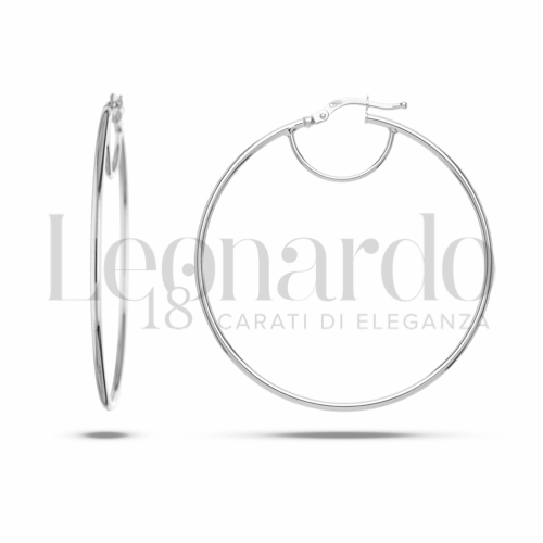 40 mm Diametro interno o misura in Oro Bianco da 2,4gr.