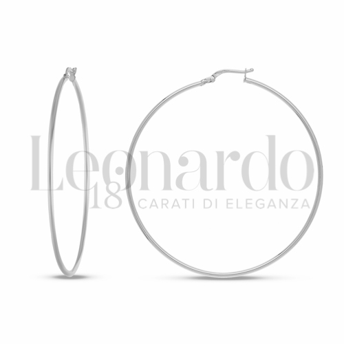 50 mm Diametro interno o misura in Oro Bianco da 2,4gr.