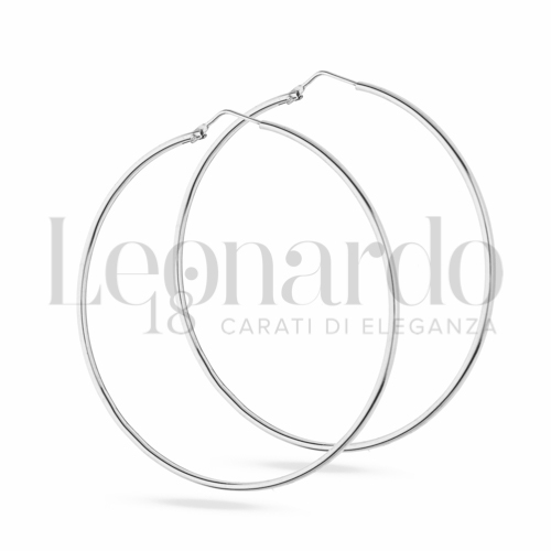 55 mm Diametro interno o misura in Oro Bianco da 4,7gr.