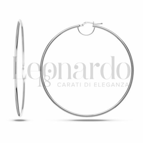 60 mm Diametro interno o misura in Oro Bianco da 3,7gr.