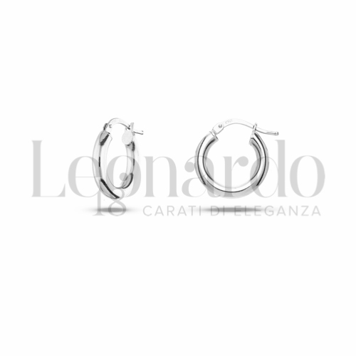 10 mm Diametro interno o misura in Oro Bianco da 1,5gr.