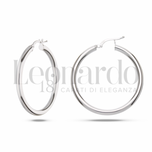 30 mm Diametro interno o misura in Oro Bianco da 3,2gr.