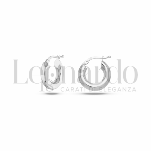 8 mm Diametro interno o misura in Oro Bianco da 2gr.