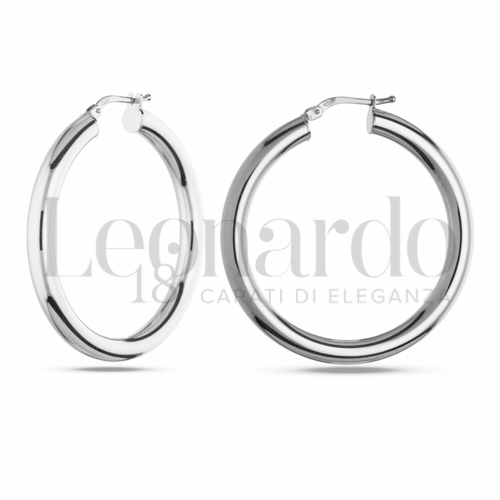 30 mm Diametro interno o misura in Oro Bianco da 5gr.