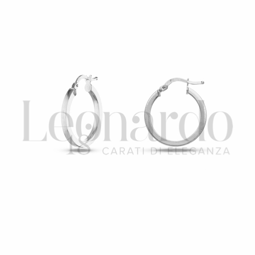15 mm Diametro interno o misura in Oro Bianco da 1,5gr.