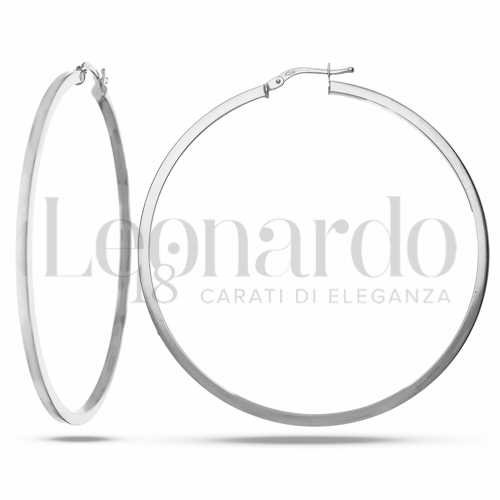 50 mm Diametro interno o misura in Oro Bianco da 3,4gr.