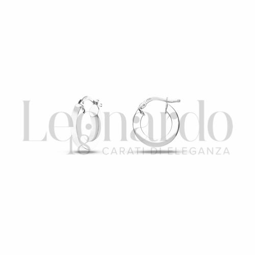 10 mm Diametro interno o misura in Oro Bianco da 1,9gr.