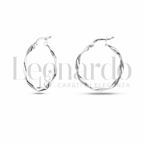 20 mm Diametro interno o misura in Oro Bianco da 1,5gr.