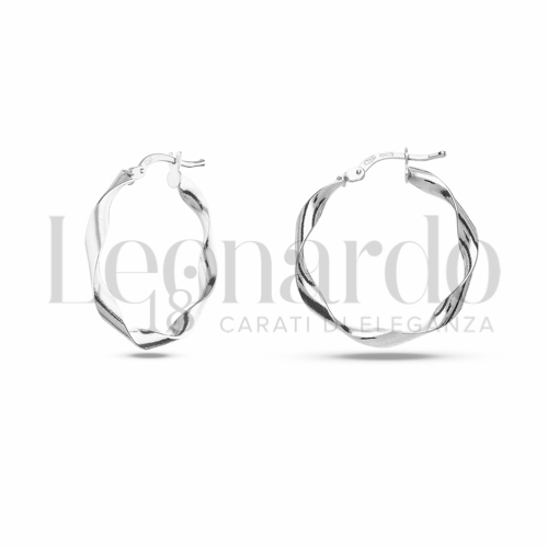 20 mm Diametro interno o misura in Oro Bianco da 1,8gr.