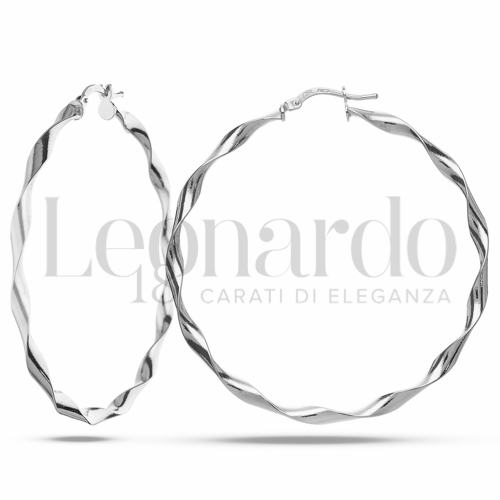45 mm Diametro interno o misura in Oro Bianco da 3,3gr.