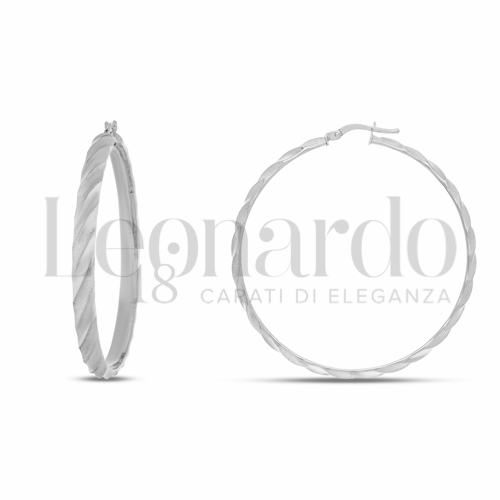 40 mm Diametro interno o misura in Oro Bianco da 4,6gr.