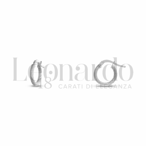 8 mm Diametro interno o misura in Oro Bianco da 0,9gr.