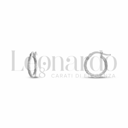 10 mm Diametro interno o misura in Oro Bianco da 0,9gr.