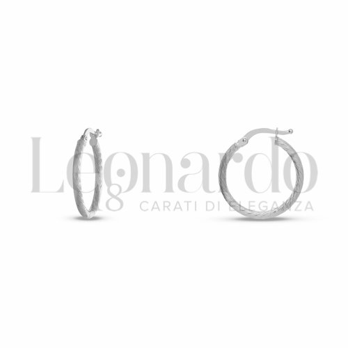 15 mm Diametro interno o misura in Oro Bianco da 1,1gr.