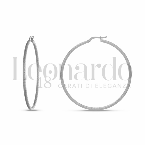 40 mm Diametro interno o misura in Oro Bianco da 2,5gr.