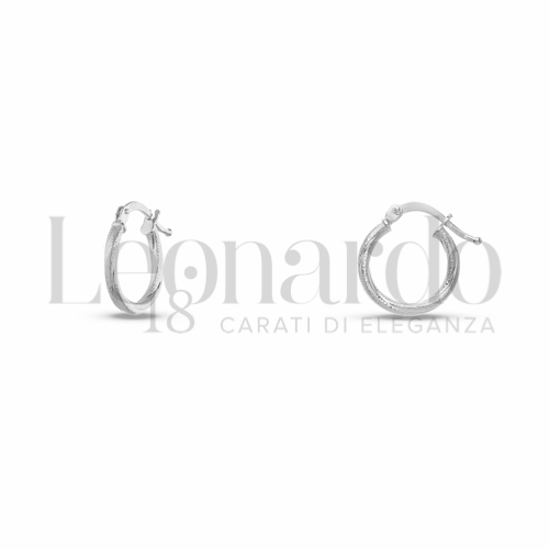 10 mm Diametro interno o misura in Oro Bianco da 1gr.