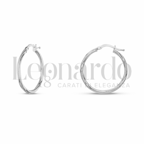20 mm Diametro interno o misura in Oro Bianco da 1,5gr.