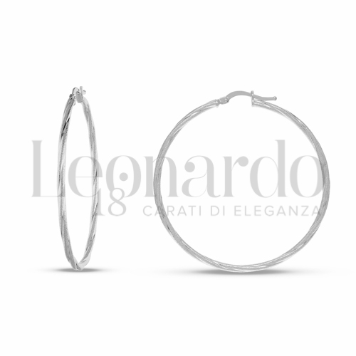 40 mm Diametro interno o misura in Oro Bianco da 2,2gr.