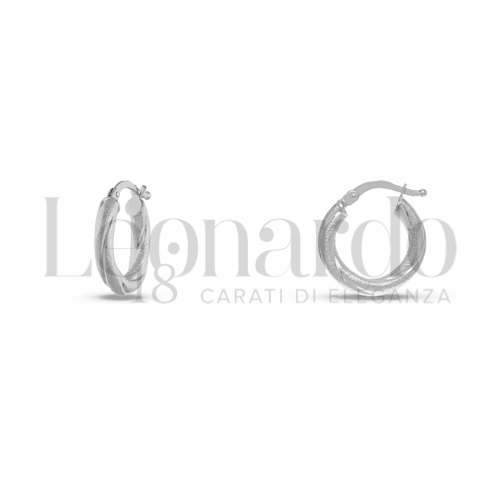 10 mm Diametro interno o misura in Oro Bianco da 1,4gr.