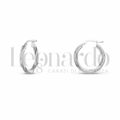15 mm Diametro interno o misura in Oro Bianco da 1,7gr.