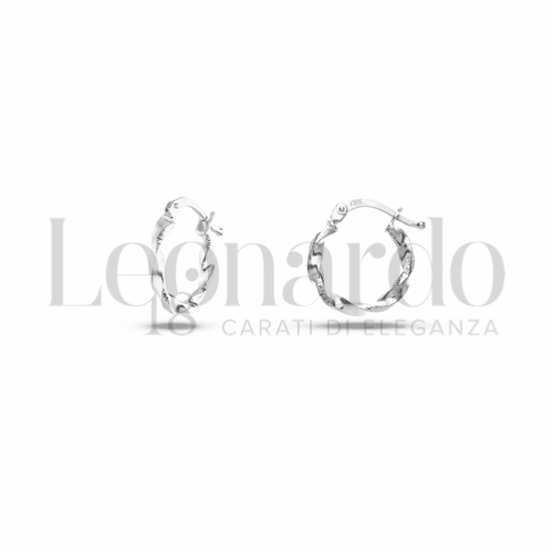 10 mm Diametro in Oro Bianco da 1gr.