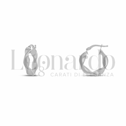 10 mm Diametro interno o misura in Oro Bianco da 1,6gr.