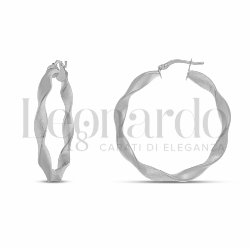 30 mm Diametro interno o misura in Oro Bianco da 2,9gr.