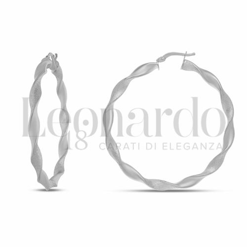 40 mm Diametro interno o misura in Oro Bianco da 3,9gr.