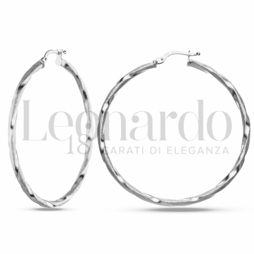 40 mm Diametro interno o misura in Oro Bianco da 2,9gr.
