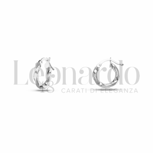 8 mm Diametro interno o misura in Oro Bianco da 1,2gr.
