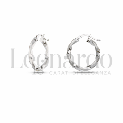 15 mm Diametro interno o misura in Oro Bianco da 1,8gr.