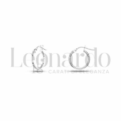 10 mm Diametro interno o misura in Oro Bianco da 0,7gr.