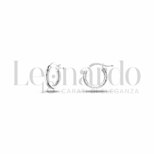 8 mm Diametro interno o misura in Oro Bianco da 0,9gr.