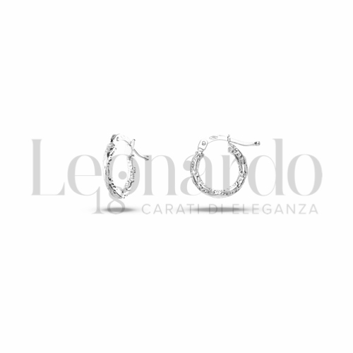 8 mm Diametro interno o misura in Oro Bianco da 1gr.