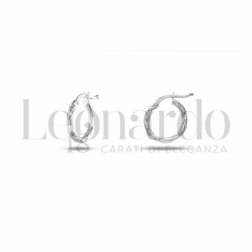 10 mm Diametro in Oro Bianco da 1gr.
