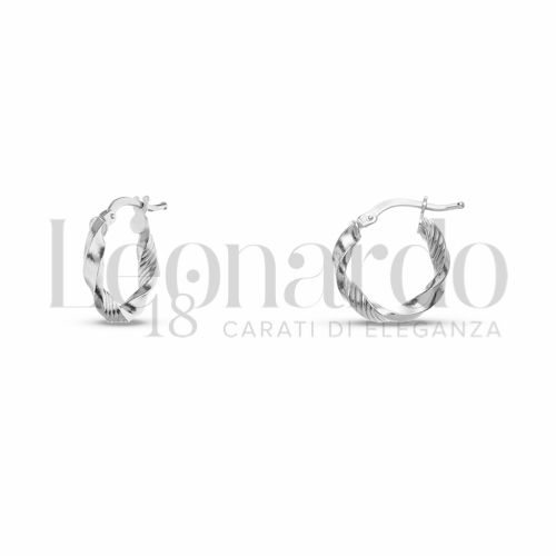 10 mm Diametro interno o misura in Oro Bianco da 1,3gr.