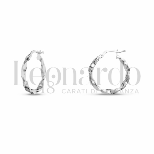 15 mm Diametro interno o misura in Oro Bianco da 1,6gr.