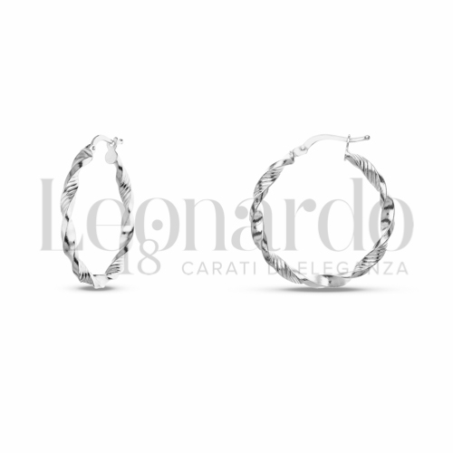 20 mm Diametro interno o misura in Oro Bianco da 1,8gr.