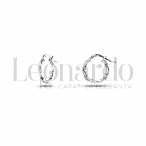 10 mm Diametro interno in Oro Bianco da 1gr.