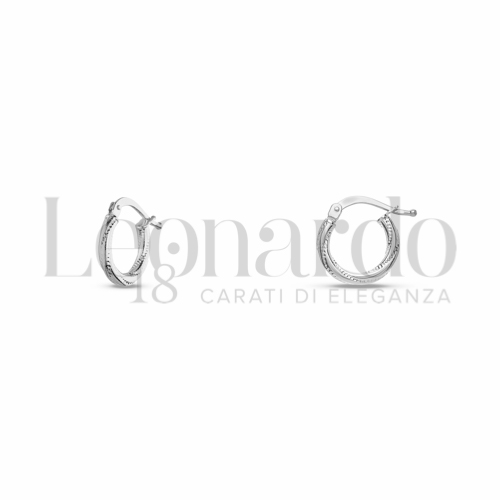 8 mm Diametro interno o misura in Oro Bianco da 0,9gr.